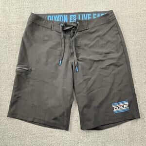 Dixxon Flannel Co Shorts Adult Size 32 Black Boardshorts Active Casual Men's